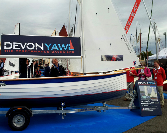 Devon Yawl furling reefing system