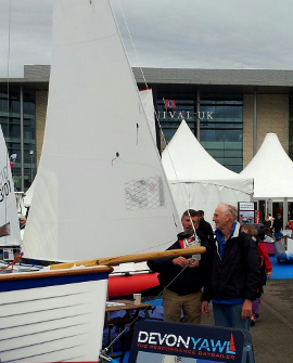 Devon Yawl furling reefing system