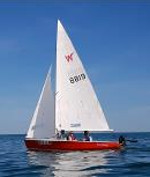 Wayfarer dinghy sailors