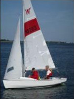 Wayfarer dinghy sailors